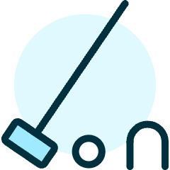 Croquet Ball Hoop Icon from Ultimate Duotone Set