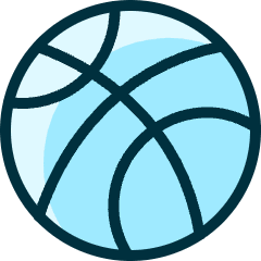 Basketball Ball Icon from Ultimate Duotone Set