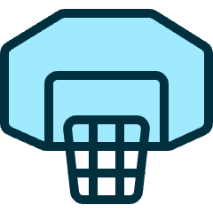 Basketball Hoop Icon from Ultimate Duotone Set