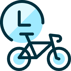 Biking Learner Icon from Ultimate Duotone Set