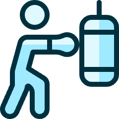 Boxing Boxer Bag Icon from Ultimate Duotone Set