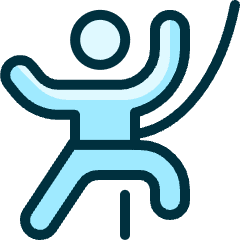 Climbing Sports Icon from Ultimate Duotone Set