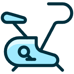 Fitness Bicycle 1 Icon from Ultimate Duotone Set