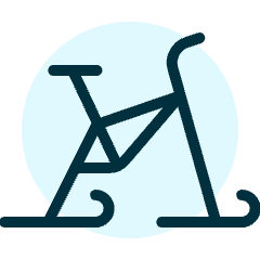 Fitness Bicycle 2 Icon from Ultimate Duotone Set