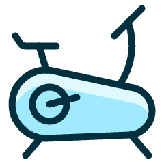 Fitness Bicycle 3 Icon from Ultimate Duotone Set