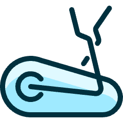 Fitness Bicycle Icon from Ultimate Duotone Set