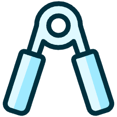 Fitness Hand Grip Icon from Ultimate Duotone Set