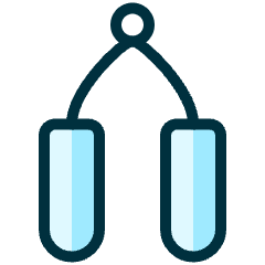 Fitness Jumping Rope 2 Icon from Ultimate Duotone Set