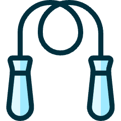 Fitness Jumping Rope Icon from Ultimate Duotone Set