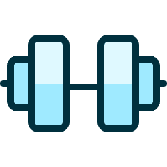 Fitness Weights Icon from Ultimate Duotone Set