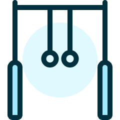 Gymnastics Acrobatic Hanging 1 Icon from Ultimate Duotone Set