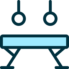 Gymnastics Acrobatic Icon from Ultimate Duotone Set