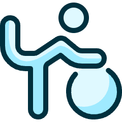 Gymnastics Ribbon Person 2 Icon from Ultimate Duotone Set