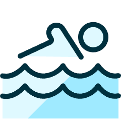 Paralympics Swimming Icon from Ultimate Duotone Set