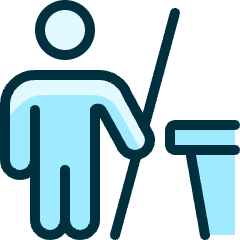 Pool Player Table Icon from Ultimate Duotone Set