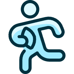 American Football Run Ball 1 Icon from Ultimate Duotone Set