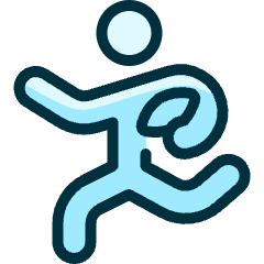 American Football Run Ball Icon from Ultimate Duotone Set