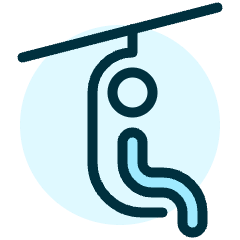 Skiing Cable Car Icon from Ultimate Duotone Set