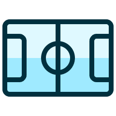 Soccer Field Icon from Ultimate Duotone Set