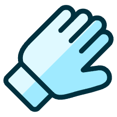 Soccer Goalkeeper Glove 1 Icon from Ultimate Duotone Set