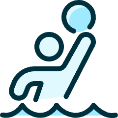 Swimming Waterpolo Icon from Ultimate Duotone Set