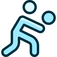 Tennis Forehand Icon from Ultimate Duotone Set