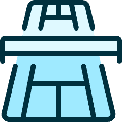 Tennis Net Icon from Ultimate Duotone Set