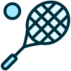 Tennis Racquet Icon from Ultimate Duotone Set