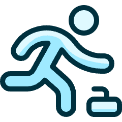 Sport Curling Icon from Ultimate Duotone Set