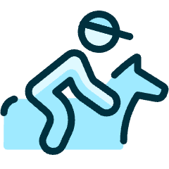 Sport Horse Riding Icon from Ultimate Duotone Set