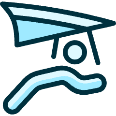 Sport Paragliding Icon from Ultimate Duotone Set