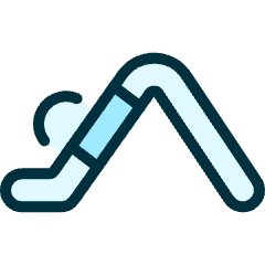 Yoga Down Stretch Icon from Ultimate Duotone Set