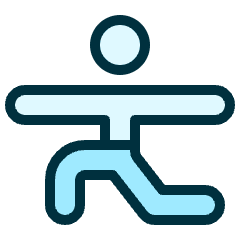 Yoga Shoulder Stretch Icon from Ultimate Duotone Set