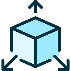 3d Box Expand Corners Icon from Ultimate Duotone Set
