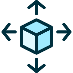 3d Box Expand Icon from Ultimate Duotone Set