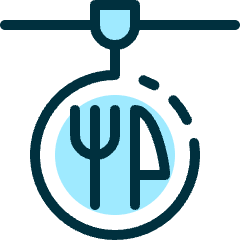 3d Print Food Icon from Ultimate Duotone Set