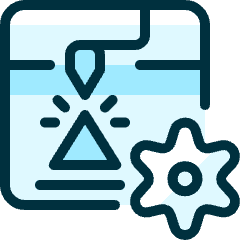 3d Print Settings Icon from Ultimate Duotone Set