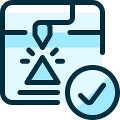 3d Print Success Icon from Ultimate Duotone Set