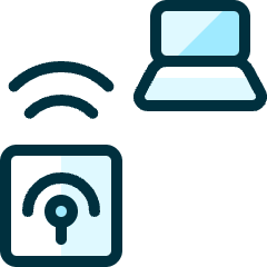 Beacon Remote Laptop Icon from Ultimate Duotone Set