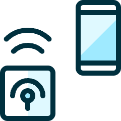 Beacon Remote Smartphone Icon from Ultimate Duotone Set