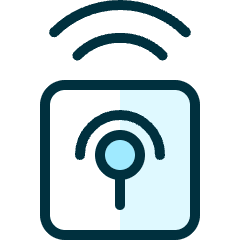 Beacon Wireless Remote Icon from Ultimate Duotone Set