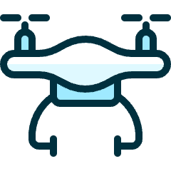 Drone 1 Icon from Ultimate Duotone Set