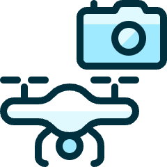 Drone Picture Icon from Ultimate Duotone Set
