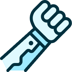 Artificial Arm Icon from Ultimate Duotone Set
