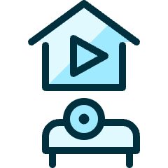Virtual Home Icon from Ultimate Duotone Set