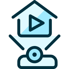 Virtual House Icon from Ultimate Duotone Set