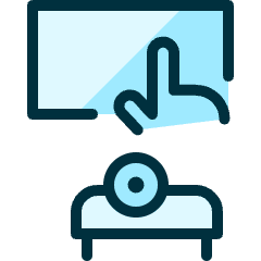 Virtual Touch Board Icon from Ultimate Duotone Set