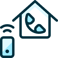 Smart House Call Icon from Ultimate Duotone Set