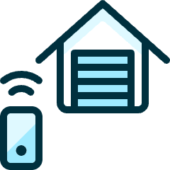 Smart House Garage 1 Icon from Ultimate Duotone Set