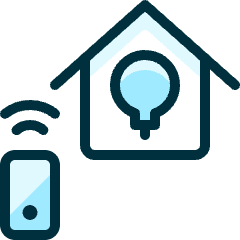 Smart House Light Icon from Ultimate Duotone Set